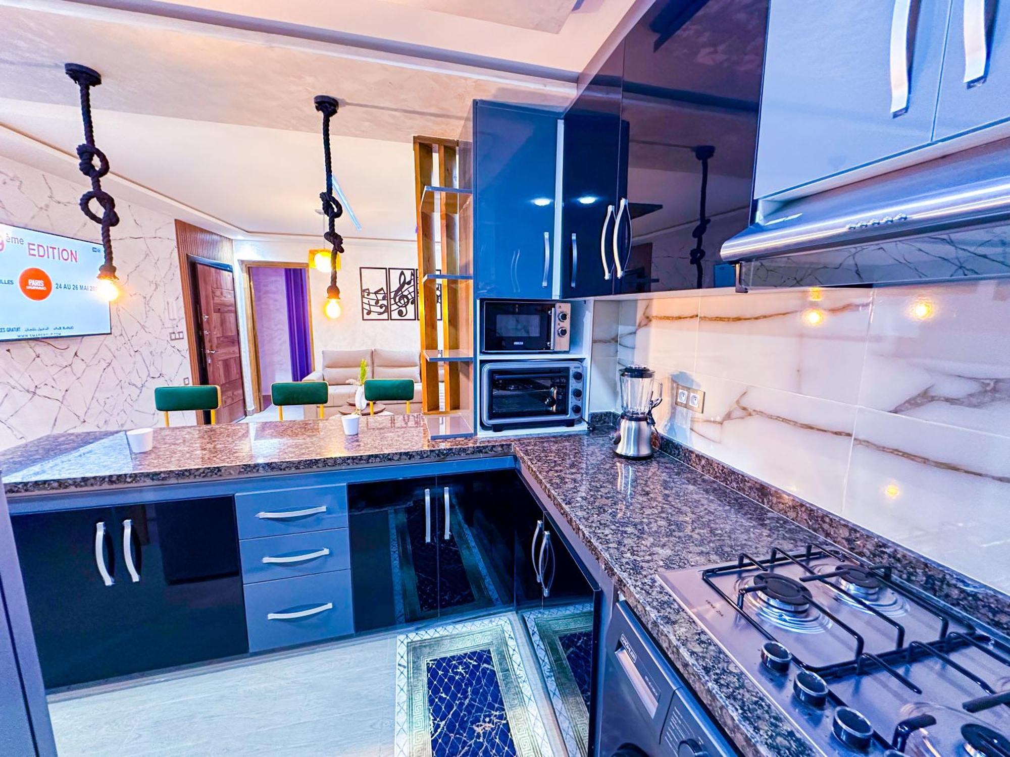 Veluxa - Luxury Holiday Homes - Centric Flat แทนเจียร์ ภายนอก รูปภาพ